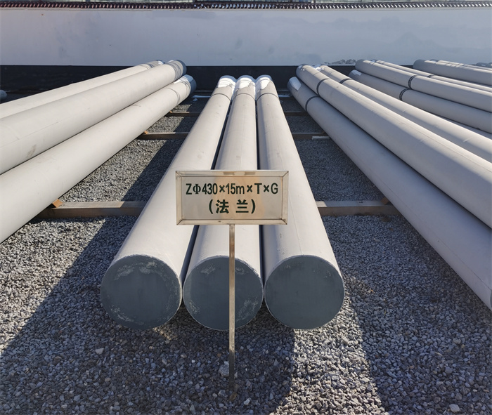 白塔430×15米×T×G砼电力电杆